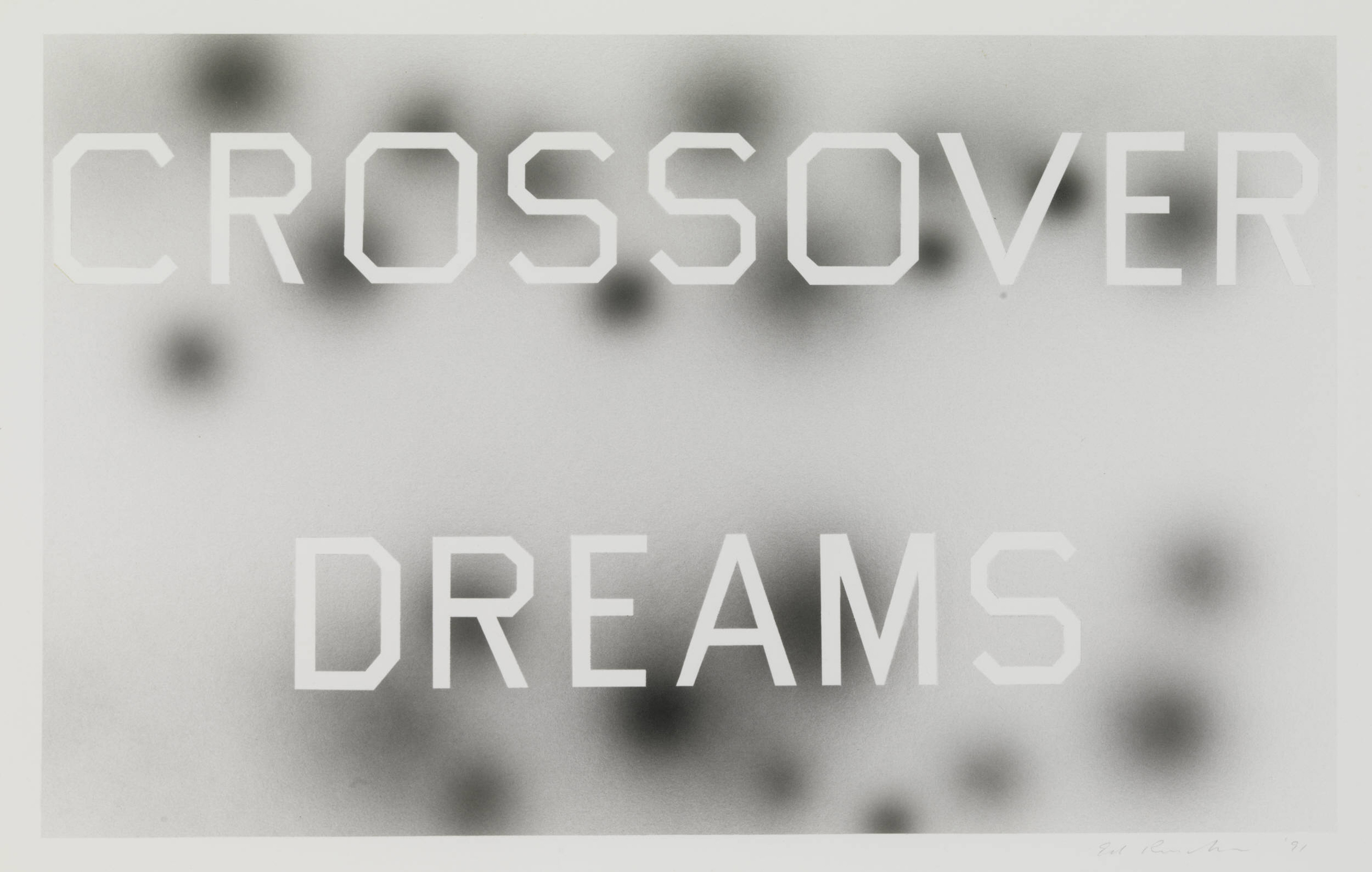 crossover dreams, ed ruscha 1991