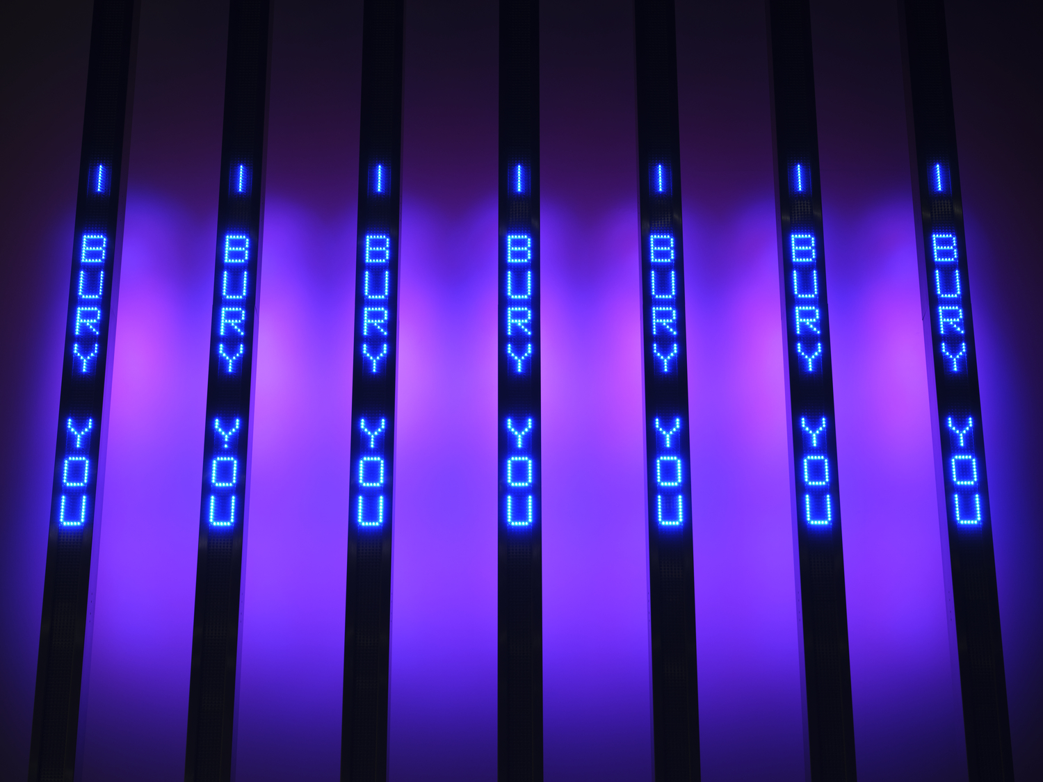 ARTIST ROOMS Jenny Holzer at 20-21 Visual Arts Centre, 31 January - 13 June 2026. Artwork © 2026 Jenny Holzer, member Artists Rights Society (ARS), New York and DACS, London / Photo © Tate (Sam Day and Reece Straw)