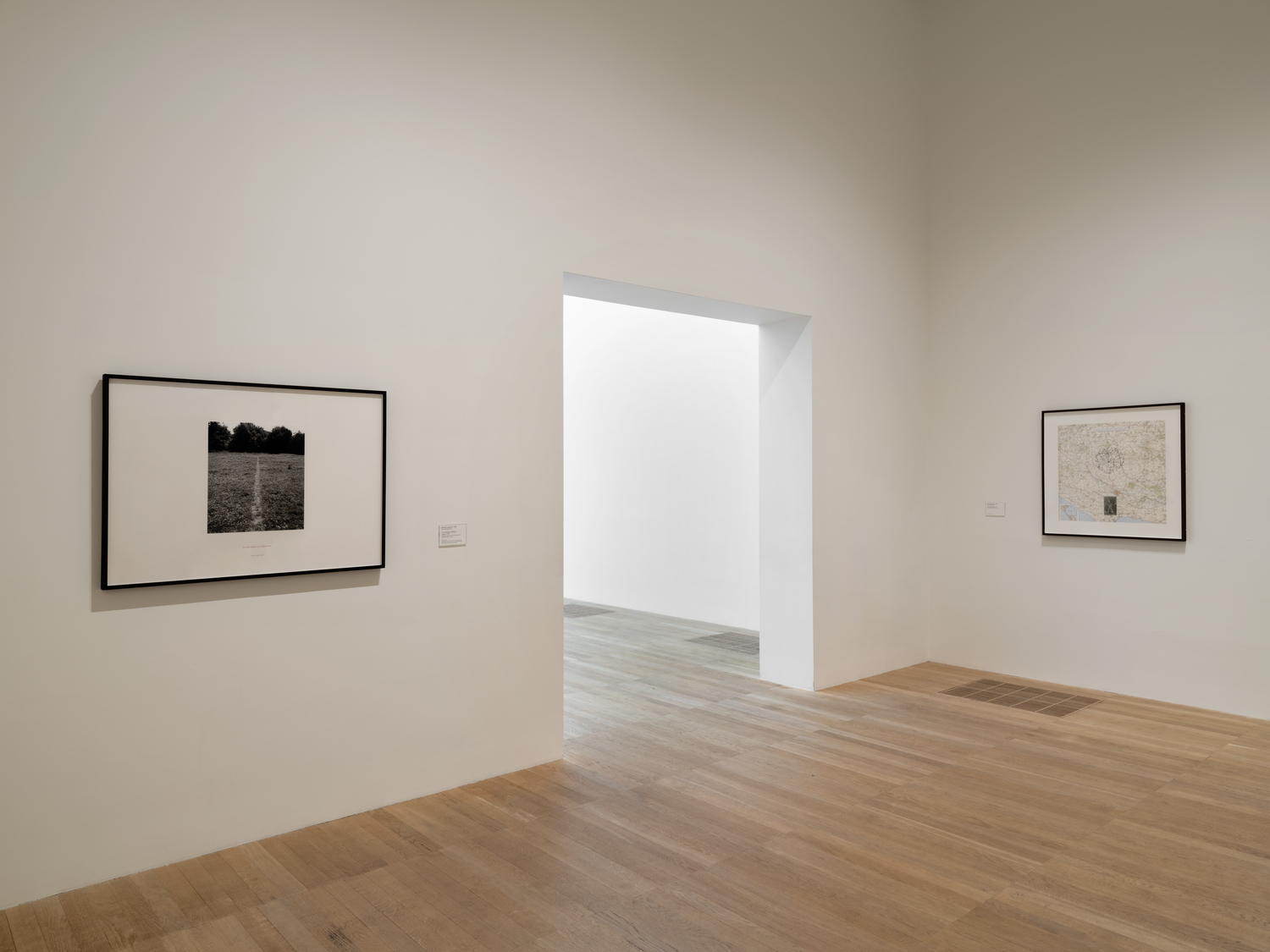 Installation view of ARTIST ROOMS Richard Long, Tate Modern 2025. Photo © Tate (Joe Humphrys)