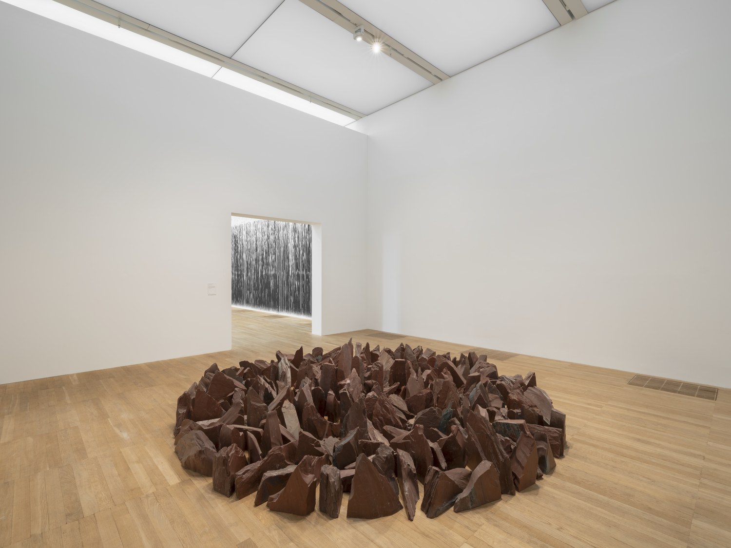 Installation view of ARTIST ROOMS Richard Long, Tate Modern 2025. Photo © Tate (Joe Humphrys)