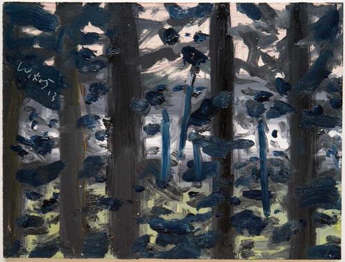 Untitled (landscape study), Alex Katz