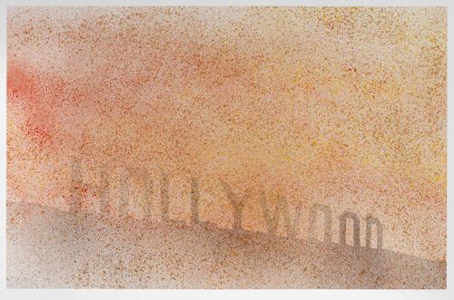 hollywood sign, dec 30th, ed ruscha, 2005